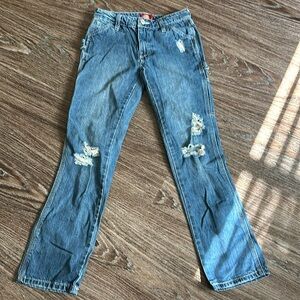 Dickies Girls Denim Carpenter Pants size 10.